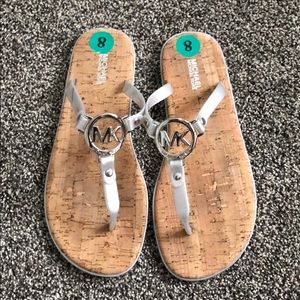 Michael Kors Silver Sandals